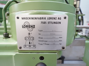 LORENZ - Zahnradstossmaschine - 3