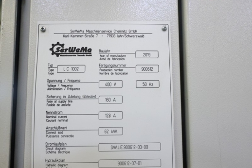 LIEBHERR / SERWEMA - Zahnrad-Abwälzfräsmaschine - vertikal - 8